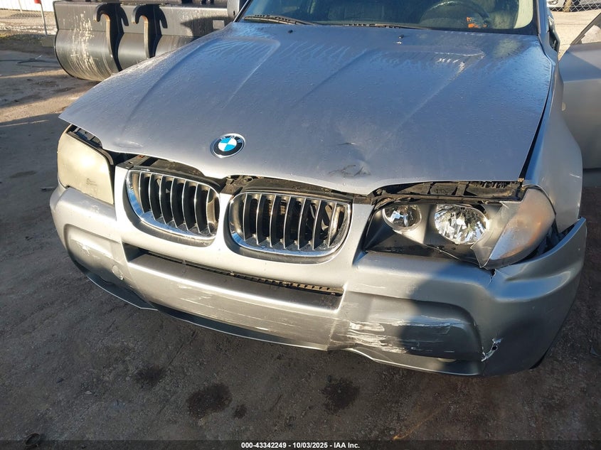 2006 BMW X3 3.0I VIN: WBXPA93416WG89878 Lot: 43342249