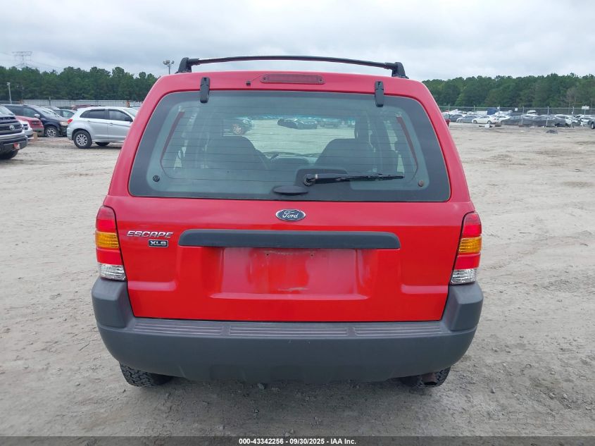 2001 Ford Escape Xls VIN: 1FMYU02111KC37126 Lot: 43342256