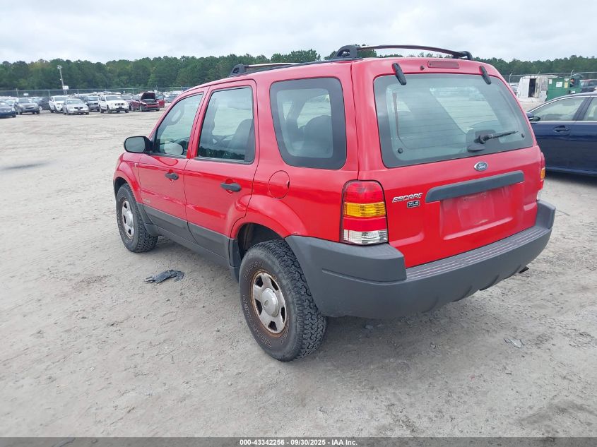 2001 Ford Escape Xls VIN: 1FMYU02111KC37126 Lot: 43342256