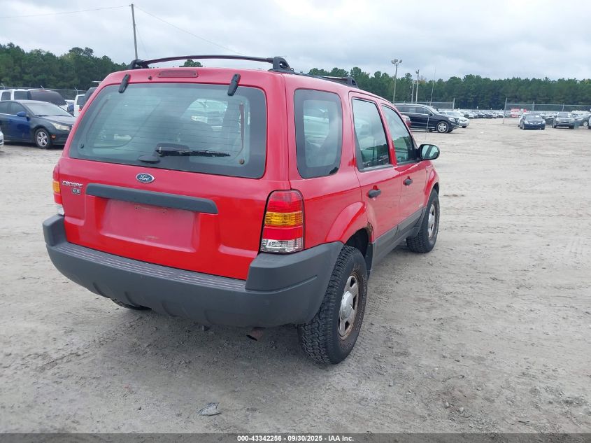 2001 Ford Escape Xls VIN: 1FMYU02111KC37126 Lot: 43342256