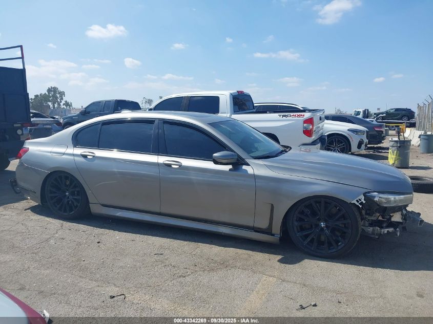 2022 BMW 740 I VIN: WBA7T2C02NCG97593 Lot: 43342269