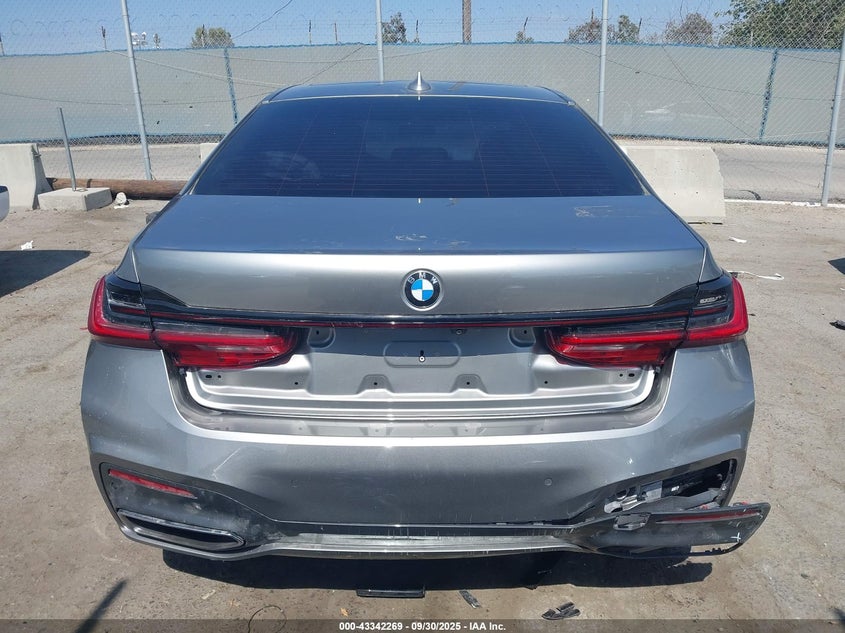 2022 BMW 740 I VIN: WBA7T2C02NCG97593 Lot: 43342269