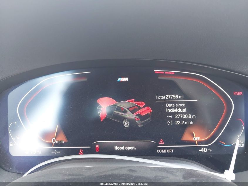 2022 BMW 740 I VIN: WBA7T2C02NCG97593 Lot: 43342269