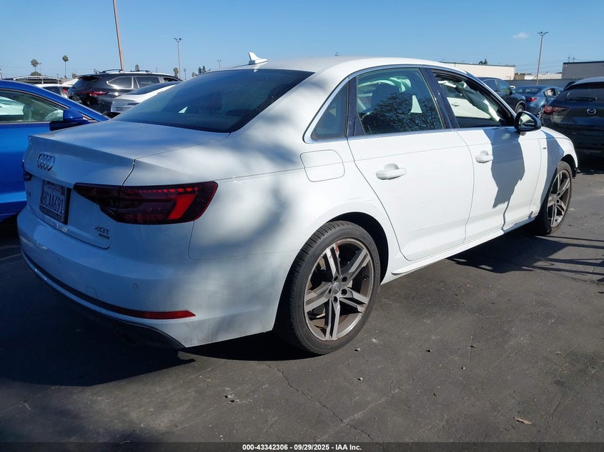 2018 AUDI A4 2.0T TECH ULTRA PREMIUM/2.0T ULTRA PREMIUM WAULMAF4XJN002003