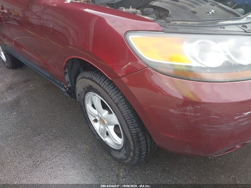 2007 Hyundai Santa Fe Gls VIN: 5NMSG73D27H099412 Lot: 43342327