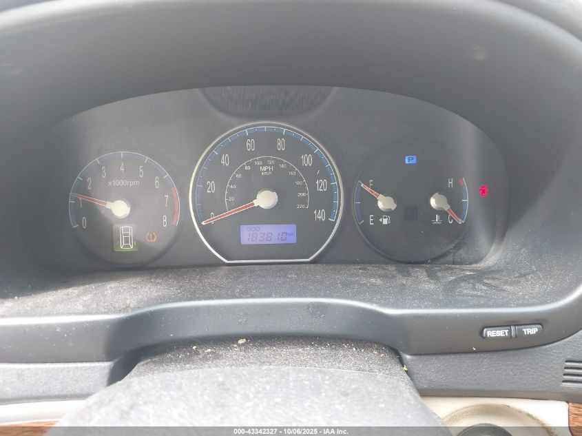 2007 Hyundai Santa Fe Gls VIN: 5NMSG73D27H099412 Lot: 43342327