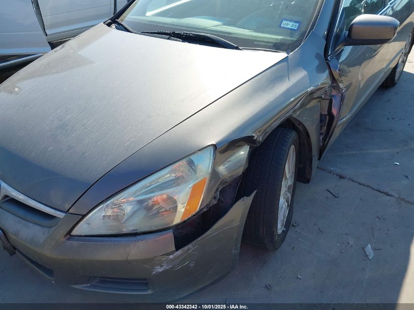2007 Honda Accord 3.0 Lx VIN: 1HGCM66397A038161 Lot: 43342342