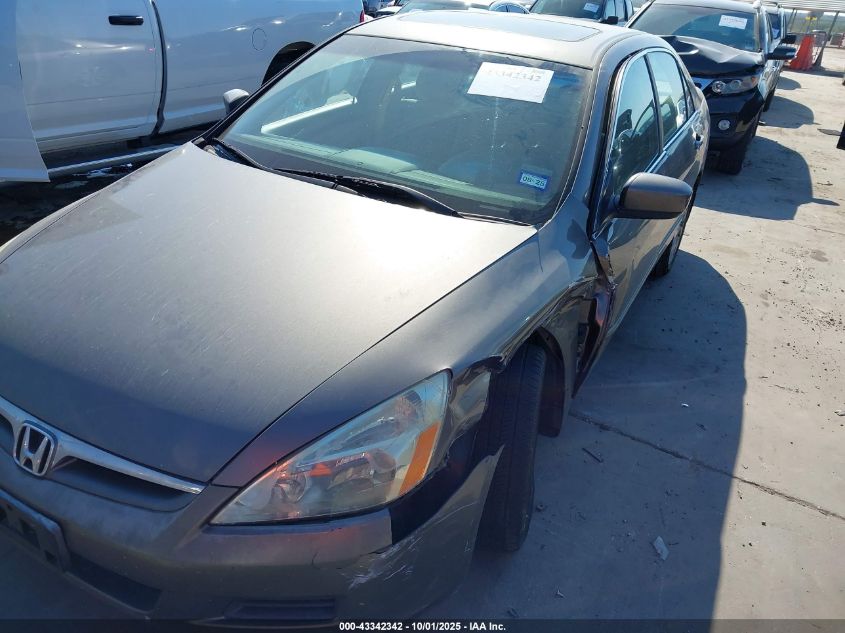 2007 Honda Accord 3.0 Lx VIN: 1HGCM66397A038161 Lot: 43342342