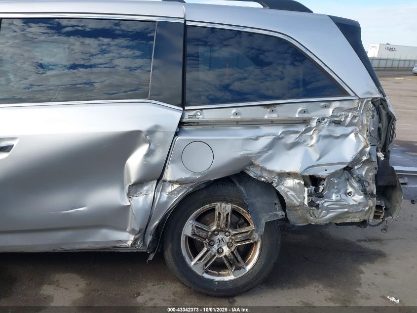 2012 Honda Odyssey Touring/Touring Elite VIN: 5FNRL5H99CB033955 Lot: 43342373