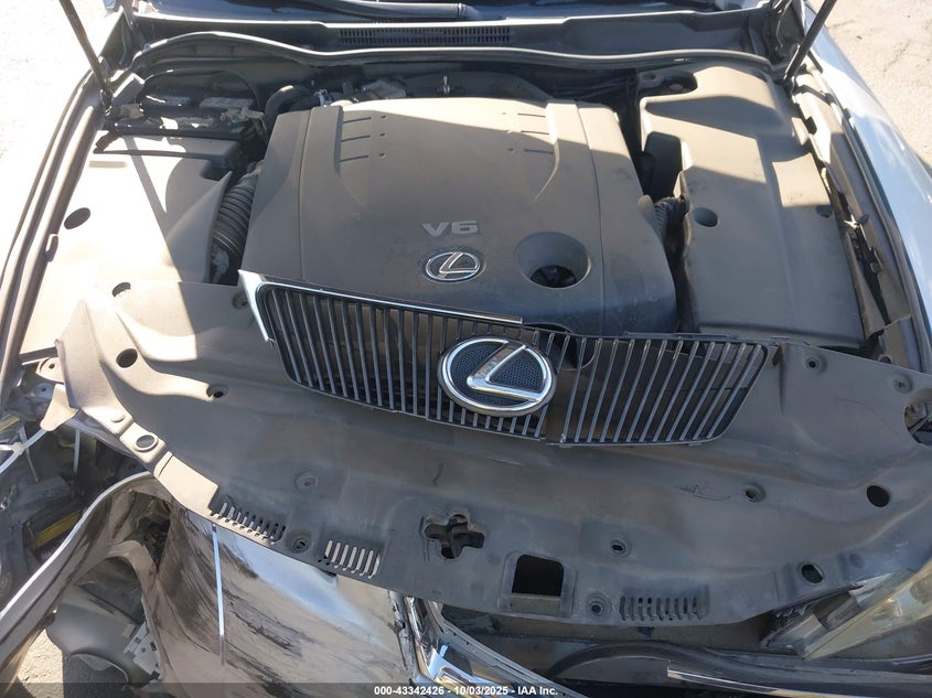 2007 Lexus Is 250 VIN: JTHBK262572049022 Lot: 43342426