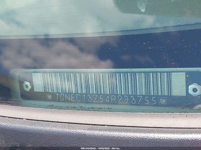 2004 Chevrolet Tahoe Lt VIN: 1GNEC13Z54R293755 Lot: 43342442