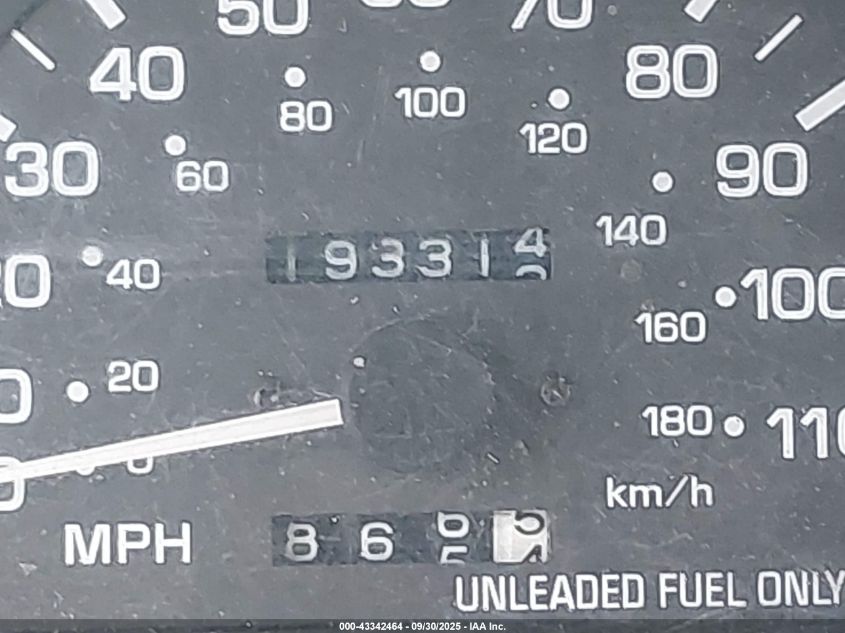 1997 Toyota T100 Sr5 V6 VIN: JT4TN14D3V0039061 Lot: 43342464