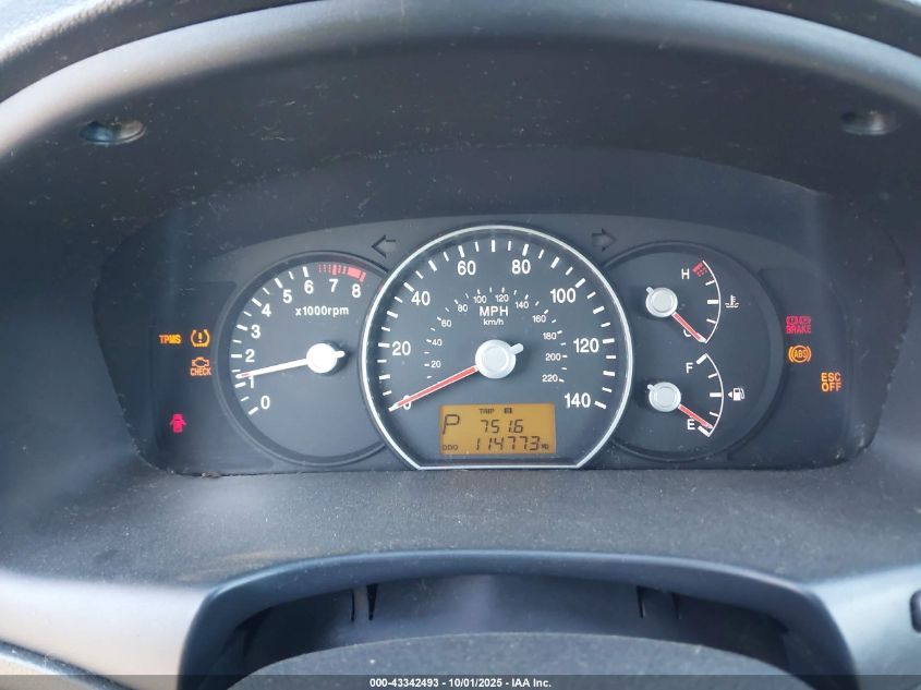 2009 Kia Rondo Lx VIN: KNAFG528797229458 Lot: 43342493