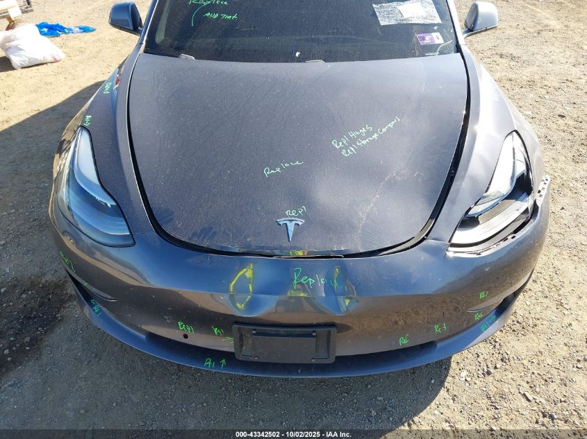 2021 Tesla Model 3 Long Range Dual Motor All-Wheel Drive VIN: 5YJ3E1EB8MF980258 Lot: 43342502