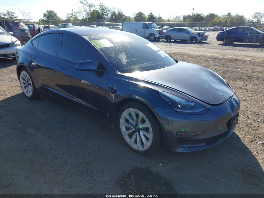 VIN 5YJ3E1EB8MF980258 2021 TESLA MODEL 3 LONG RANGE DUAL MOTOR ALL-WHEEL DRIVE