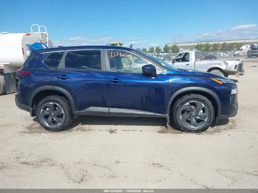 2025 Nissan Rogue Sv Intelligent Awd VIN: 5N1BT3BB3SC675452 Lot: 43342501