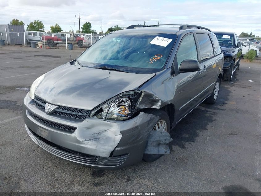 2005 Toyota Sienna Le VIN: 5TDZA23C75S321348 Lot: 43342504