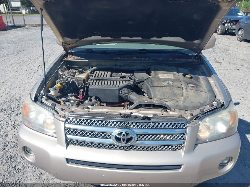 2007 Toyota Highlander Hybrid V6 VIN: JTEEW21A570049479 Lot: 43342512