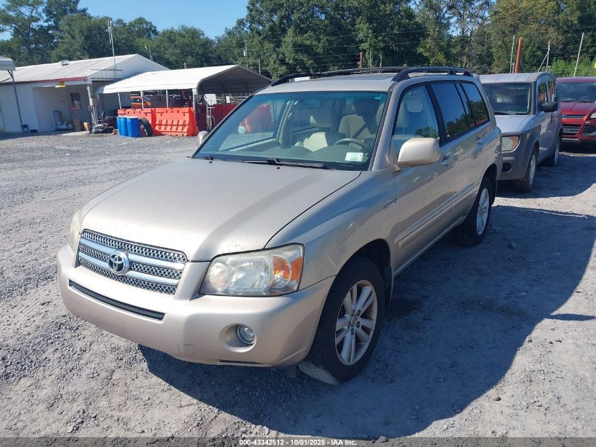 2007 Toyota Highlander Hybrid V6 VIN: JTEEW21A570049479 Lot: 43342512