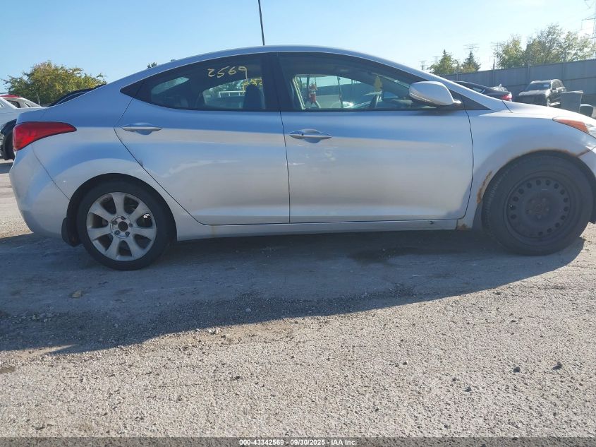 2013 Hyundai Elantra Limited VIN: KMHDH4AE7DU670845 Lot: 43342569