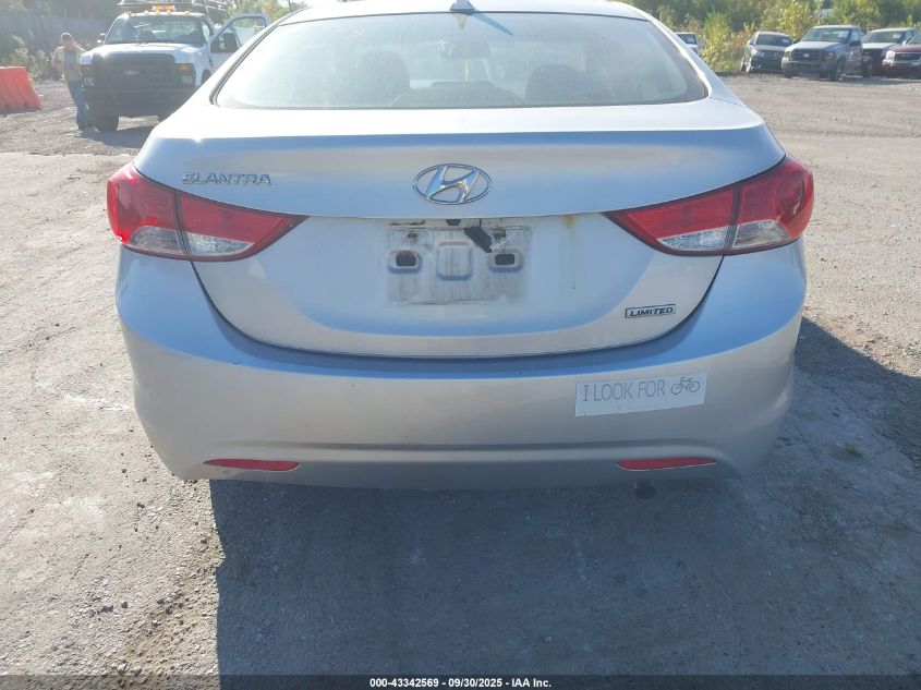 2013 Hyundai Elantra Limited VIN: KMHDH4AE7DU670845 Lot: 43342569