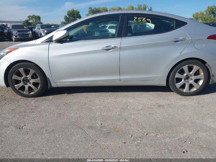 2013 Hyundai Elantra Limited VIN: KMHDH4AE7DU670845 Lot: 43342569