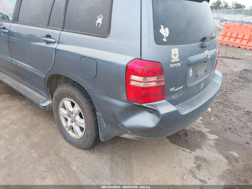 2003 Toyota Highlander Limited V6 VIN: JTEHF21A130141664 Lot: 43342638