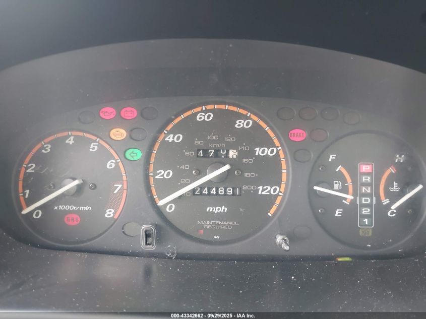 2001 Honda Cr-V Lx VIN: JHLRD28491S019587 Lot: 43342662