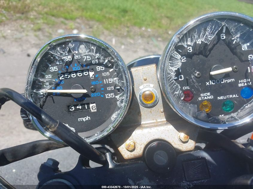 1991 Honda Cb750 VIN: JH2RC3804MM000352 Lot: 43342678