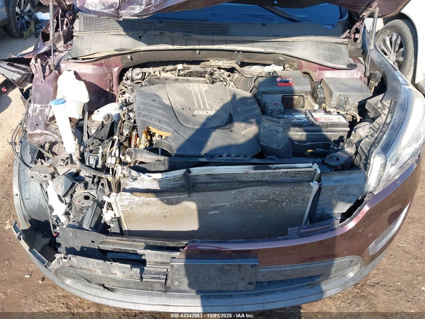 2016 KIA SORENTO 3.3L LX 5XYPG4A58GG003650