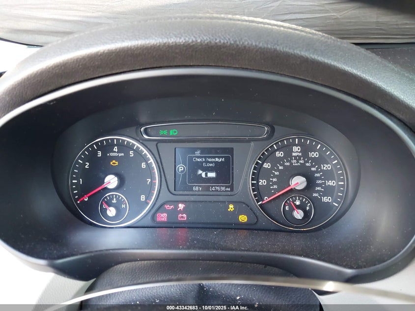 2016 KIA SORENTO 3.3L LX 5XYPG4A58GG003650