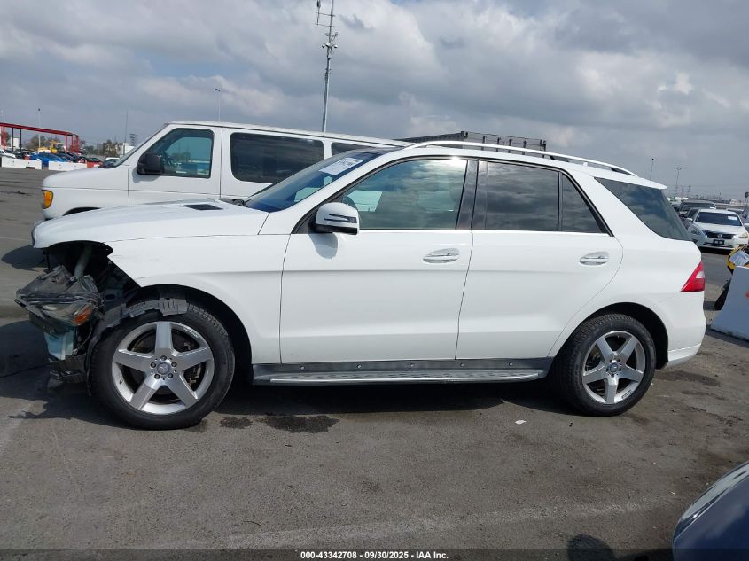 2015 Mercedes-Benz Ml 350 VIN: 4JGDA5JB1FA459337 Lot: 43342708