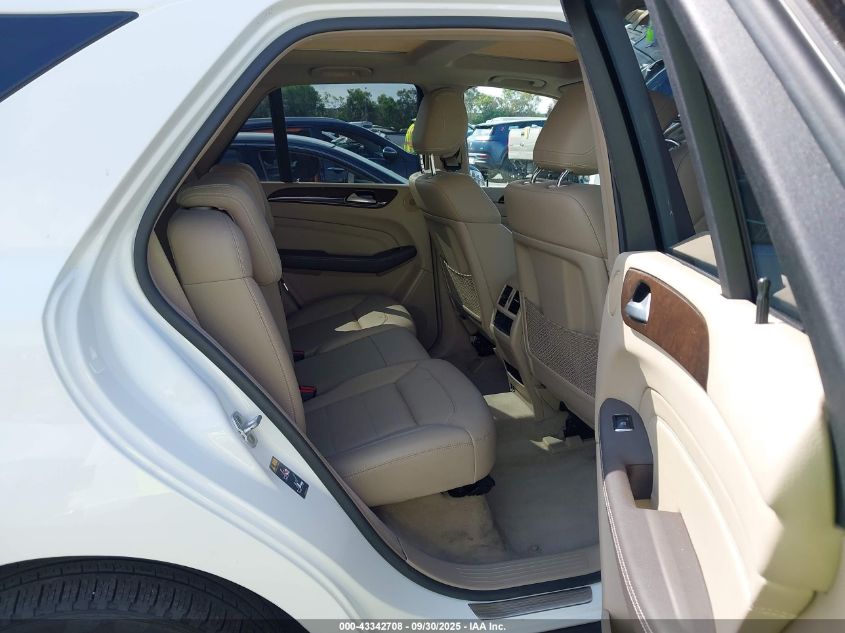 2015 Mercedes-Benz Ml 350 VIN: 4JGDA5JB1FA459337 Lot: 43342708