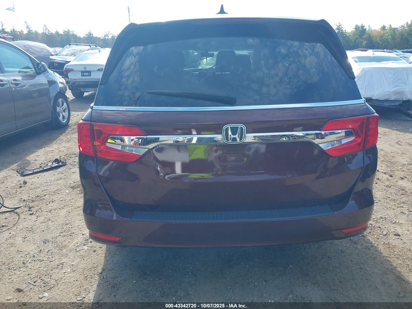 2019 Honda Odyssey Ex-L VIN: 5FNRL6H78KB009259 Lot: 43342720