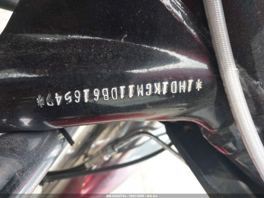 2013 Harley-Davidson Fltru Road Glide Ultra VIN: 1HD1KGM11DB616549 Lot: 43342724