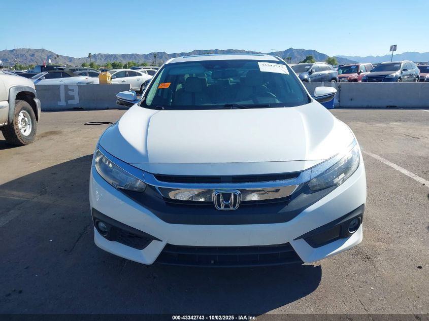 2017 Honda Civic Touring VIN: 19XFC1F90HE008275 Lot: 43342743