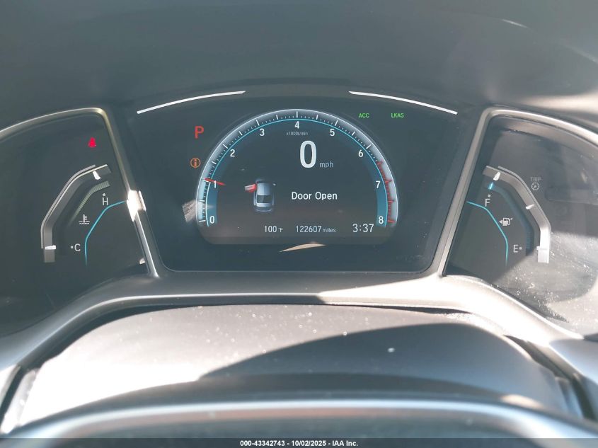 2017 Honda Civic Touring VIN: 19XFC1F90HE008275 Lot: 43342743