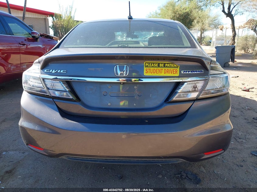 2015 HONDA CIVIC HYBRID 19XFB4F35FE001805
