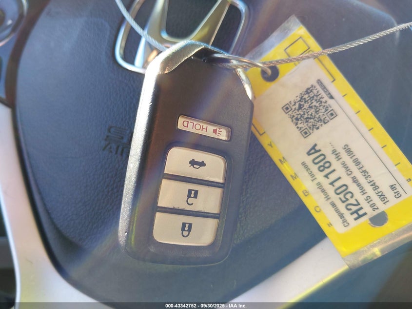 2015 HONDA CIVIC HYBRID 19XFB4F35FE001805