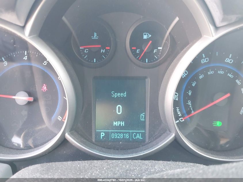 2011 Chevrolet Cruze Ls VIN: 1G1PC5SH8B7220768 Lot: 43342760