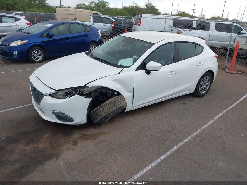 2016 Mazda Mazda3 I Sport JM1BM1J76G1344967 photo 1
