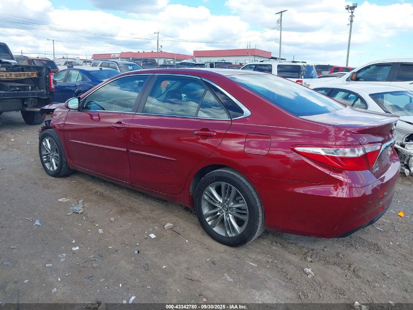 2015 Toyota Camry Se VIN: 4T1BF1FK5FU908463 Lot: 43342780