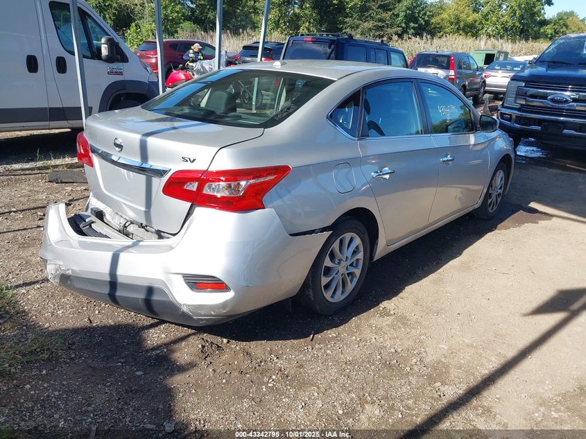 VIN 3N1AB7AP6KY235713 2019 NISSAN SENTRA SV