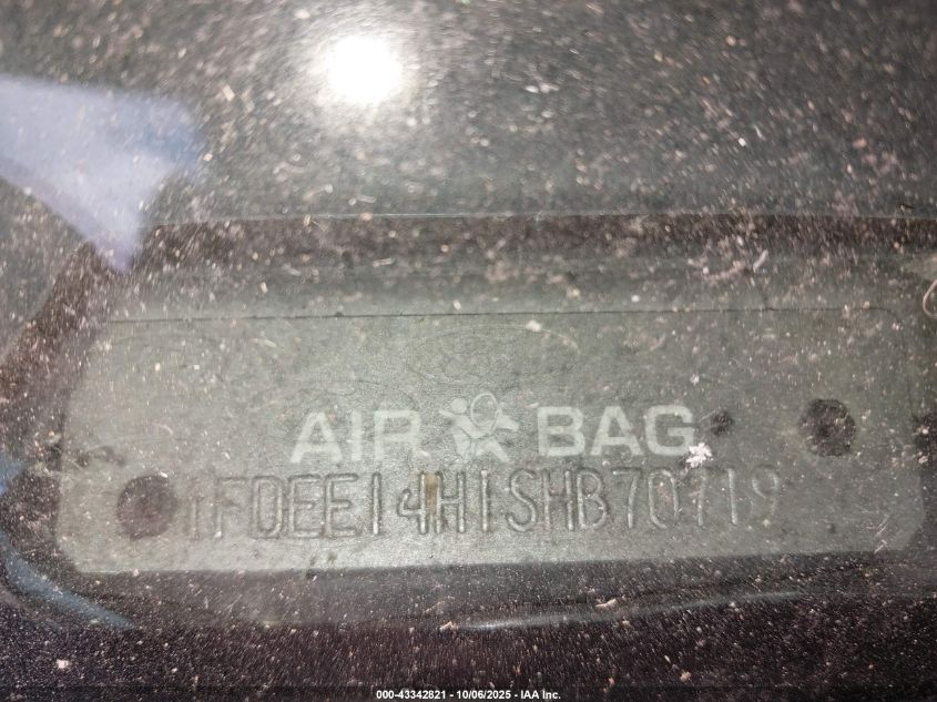 1995 Ford Econoline E150 Van VIN: 1FDEE14H1SHB70719 Lot: 43342821