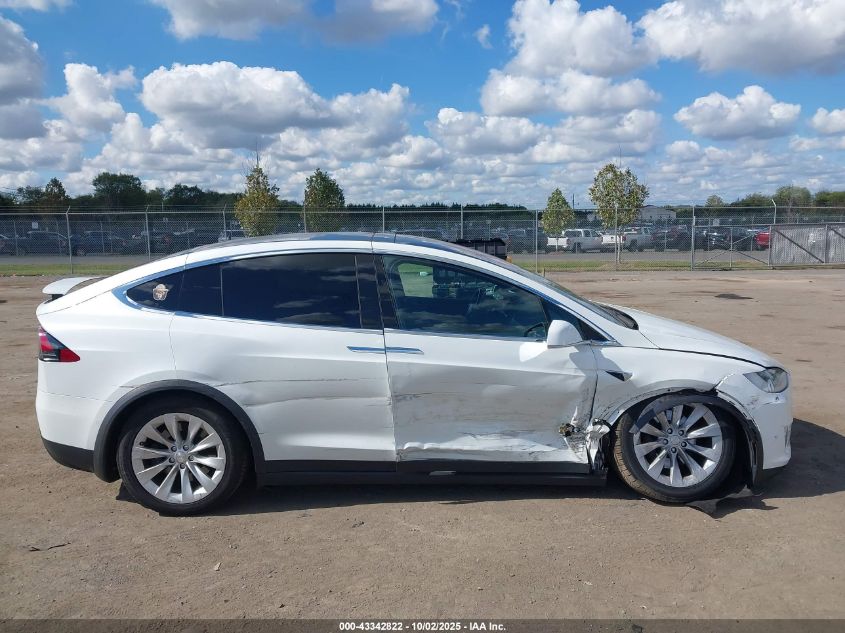 2020 Tesla Model X Long Range Dual Motor All-Wheel Drive/Long Range Plus Dual Motor All-Wheel Drive VIN: 5YJXCBE25LF249346 Lot: 43342822