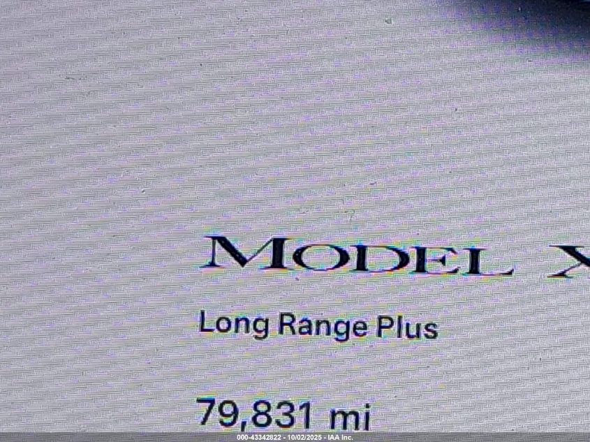 2020 Tesla Model X Long Range Dual Motor All-Wheel Drive/Long Range Plus Dual Motor All-Wheel Drive VIN: 5YJXCBE25LF249346 Lot: 43342822