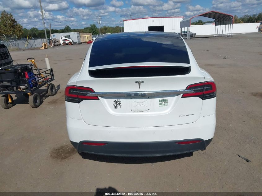 2020 Tesla Model X Long Range Dual Motor All-Wheel Drive/Long Range Plus Dual Motor All-Wheel Drive VIN: 5YJXCBE25LF249346 Lot: 43342822