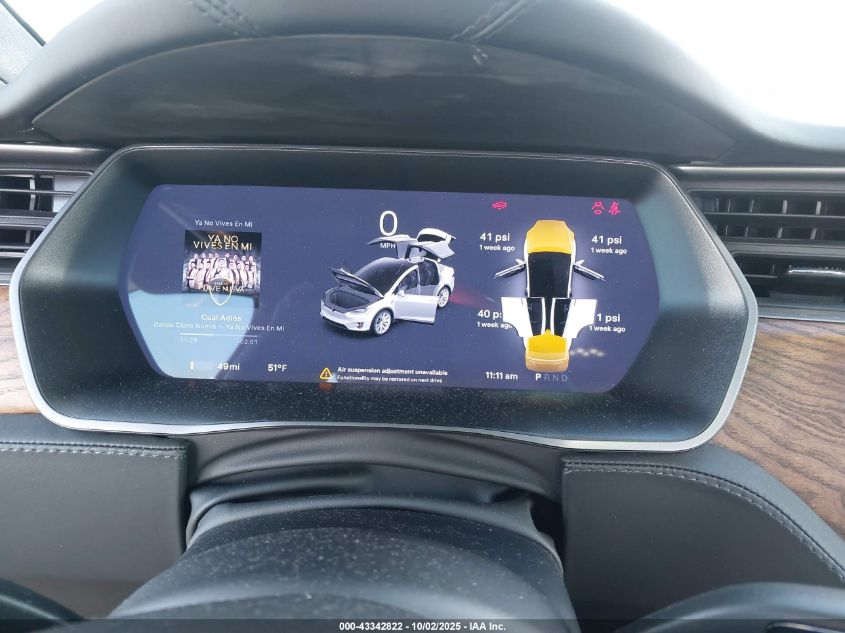 2020 Tesla Model X Long Range Dual Motor All-Wheel Drive/Long Range Plus Dual Motor All-Wheel Drive VIN: 5YJXCBE25LF249346 Lot: 43342822