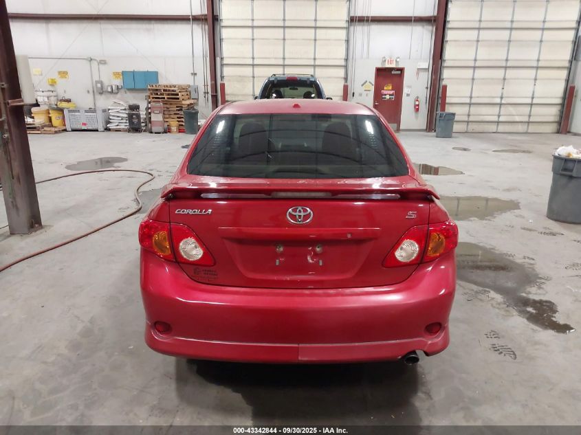 2009 Toyota Corolla S VIN: 1NXBU40EX9Z121524 Lot: 43342844