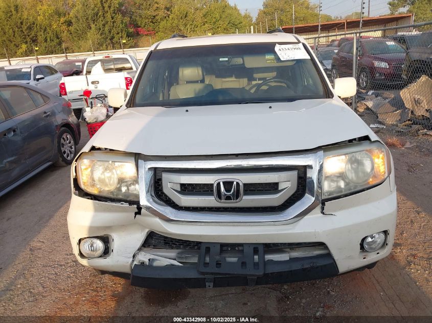 2011 Honda Pilot Touring VIN: 5FNYF4H9XBB095599 Lot: 43342908